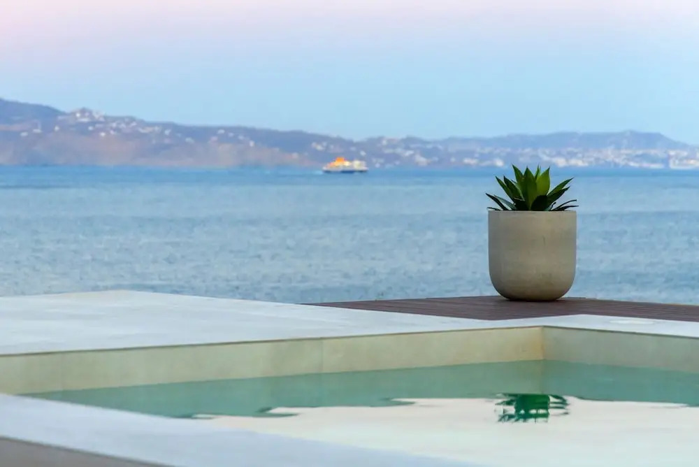 Aegean Whispers Sea Front Villa in Tinos