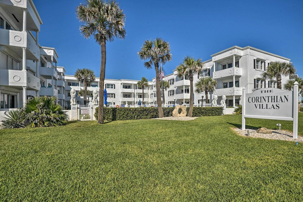 Oceanside Ormond Beach Condo, Steps to Shore!