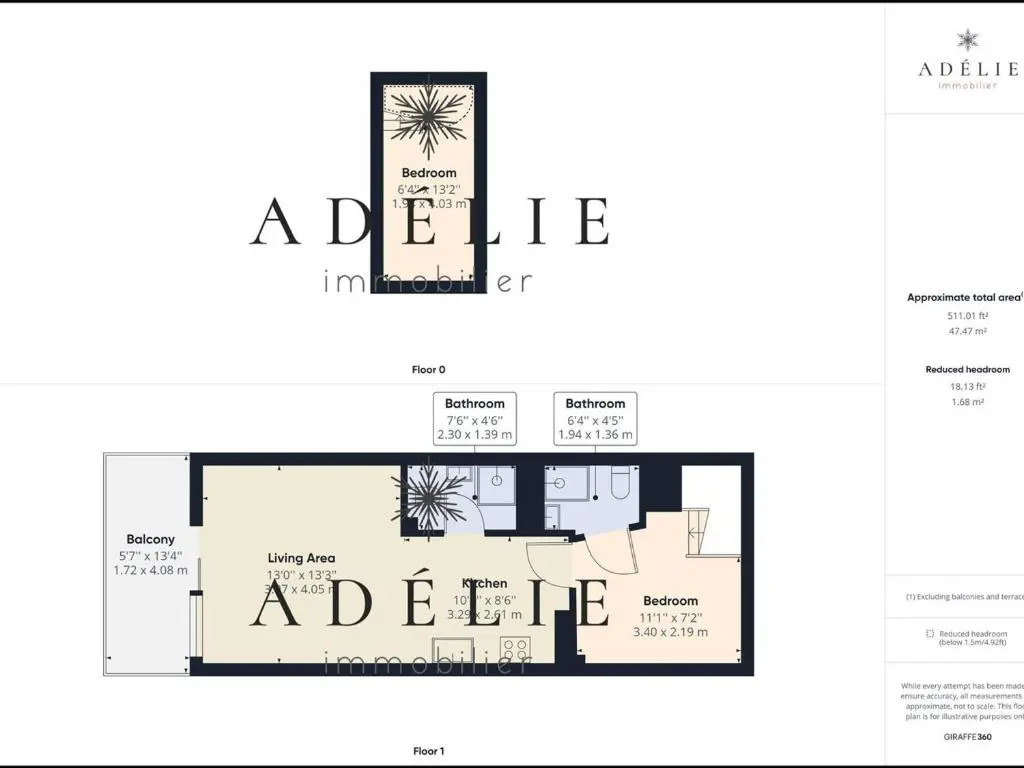 Appartement Montvalezan-La Rosière, 2 pièces, 6 personnes - FR-1-398-544