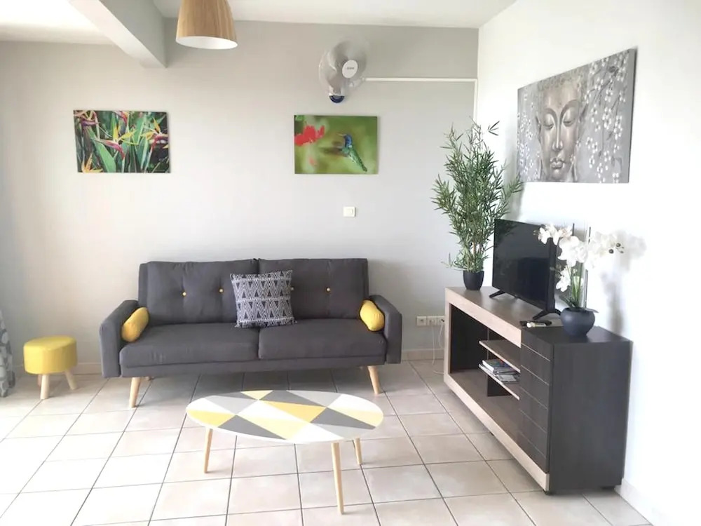 Apartment with One Bedroom in Les Trois-Îlets, with Wonderful Sea View, Furnished Garden And Wifi - 400 M From the Beach