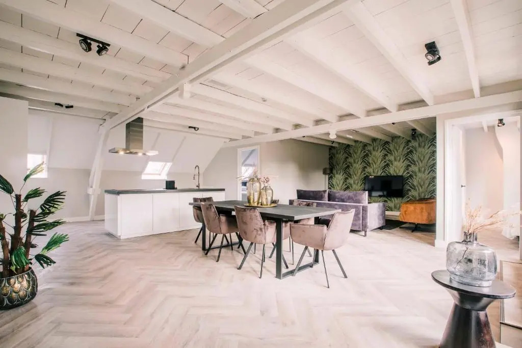 Stadsvilla Luxurious 3 room loft met airco Willem 2