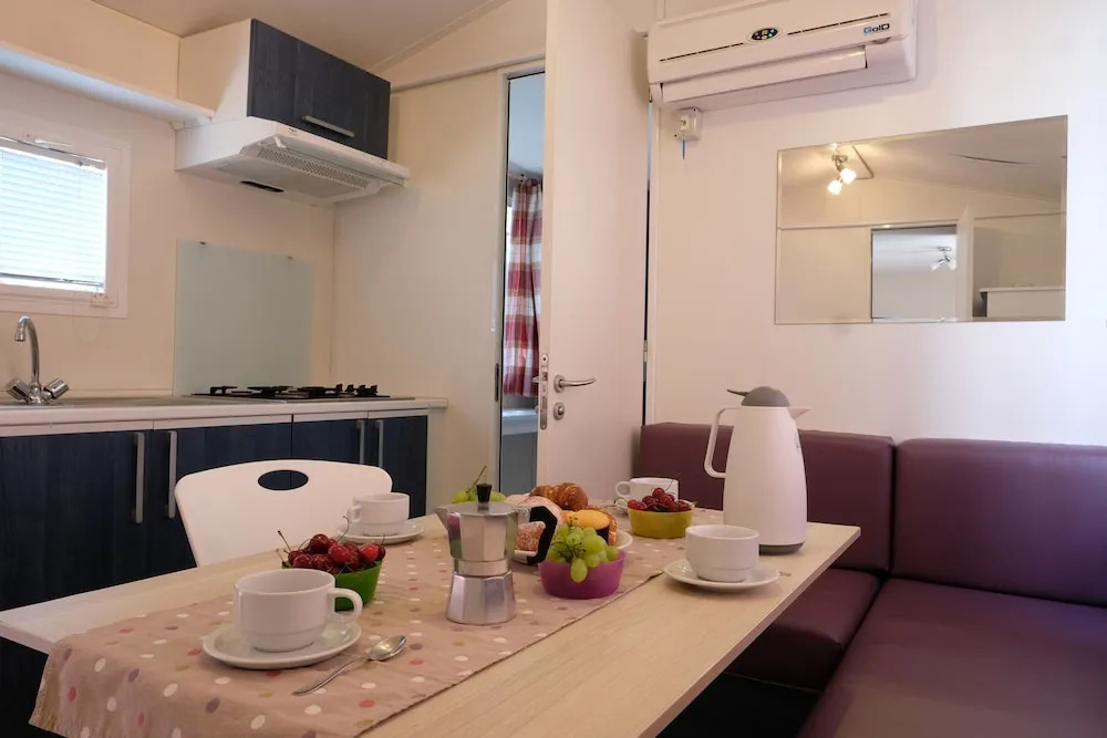 Happy Camp mobile homes in Camping Villaggio Internazionale