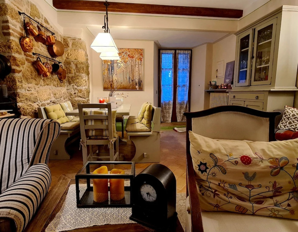La Terrazza, historic Tuscan stone residence with garden and terrace in Cetona