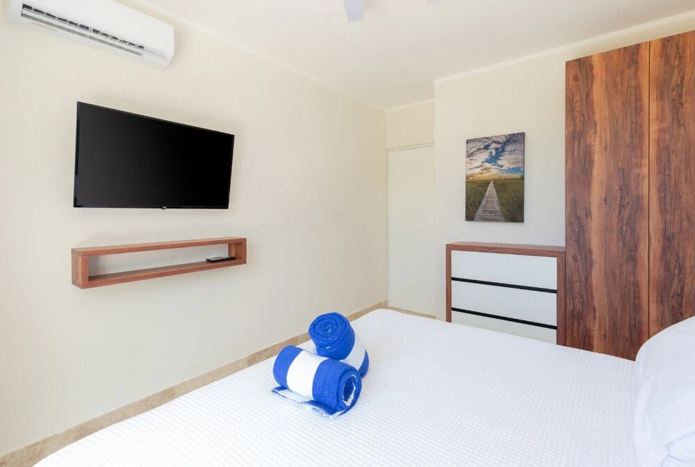 Great 2BR Condo in Aldea Zama With Plunge Pool and Cinema