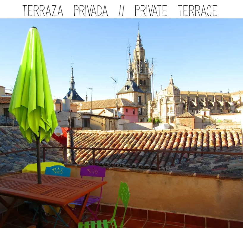 Casa Catedral - terraza privada con vistas en el corazón de Toledo