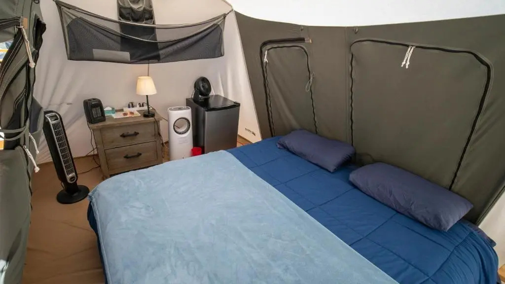 FunStays Glamping Setup Tent in RV Park #1 OK-T1