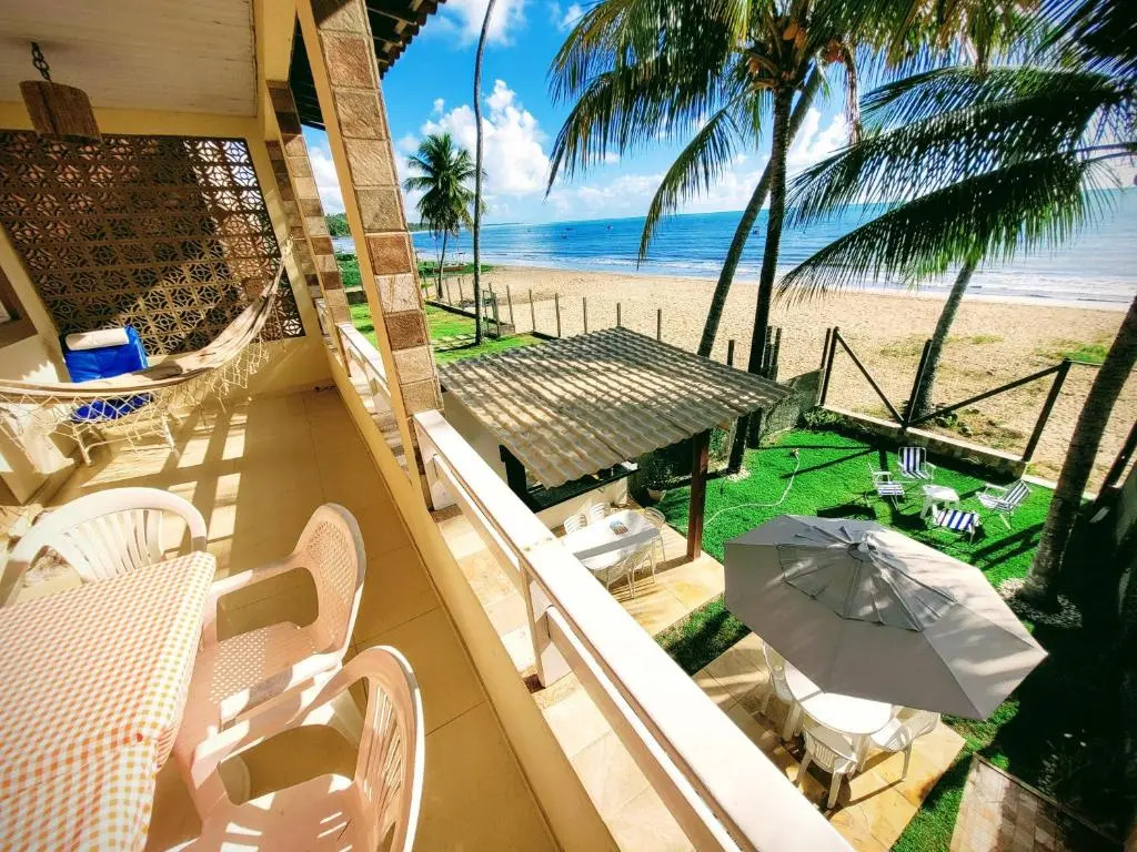 Casa à beira mar de Maragogi com 4 quartos, 4 banheiros e Área Verde