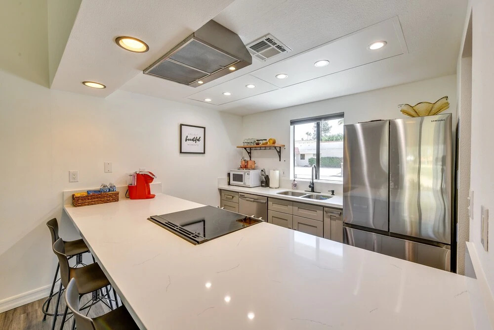 Furnished Patio + Resort Pools: Palm Desert Condo