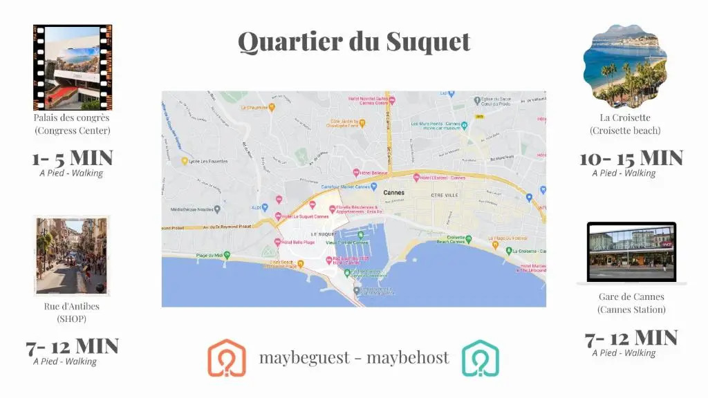 Magnifique Appart Neuf - 2 Chambres - Coeur Suquet - Mer