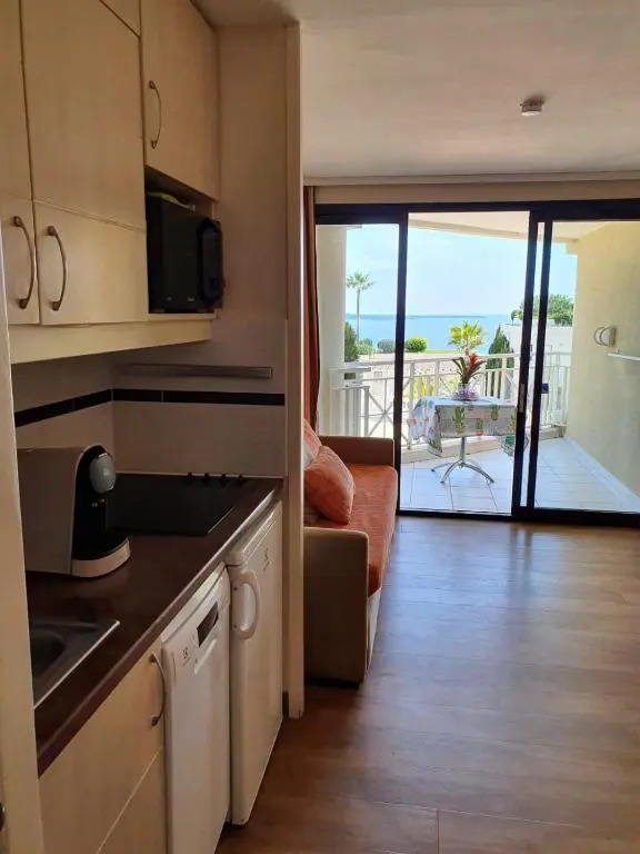 Studio Vue mer et Piscine Climatisation Wifi