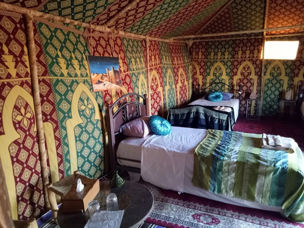 Quiet luxury desert camp