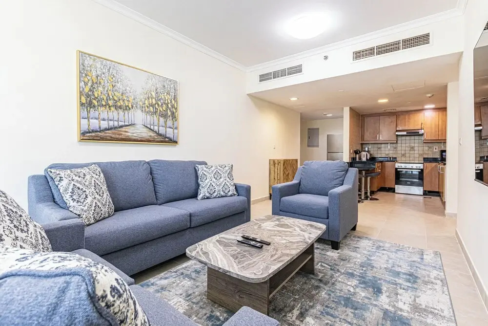 Prime 1BR Global Lake View Mins Metro
