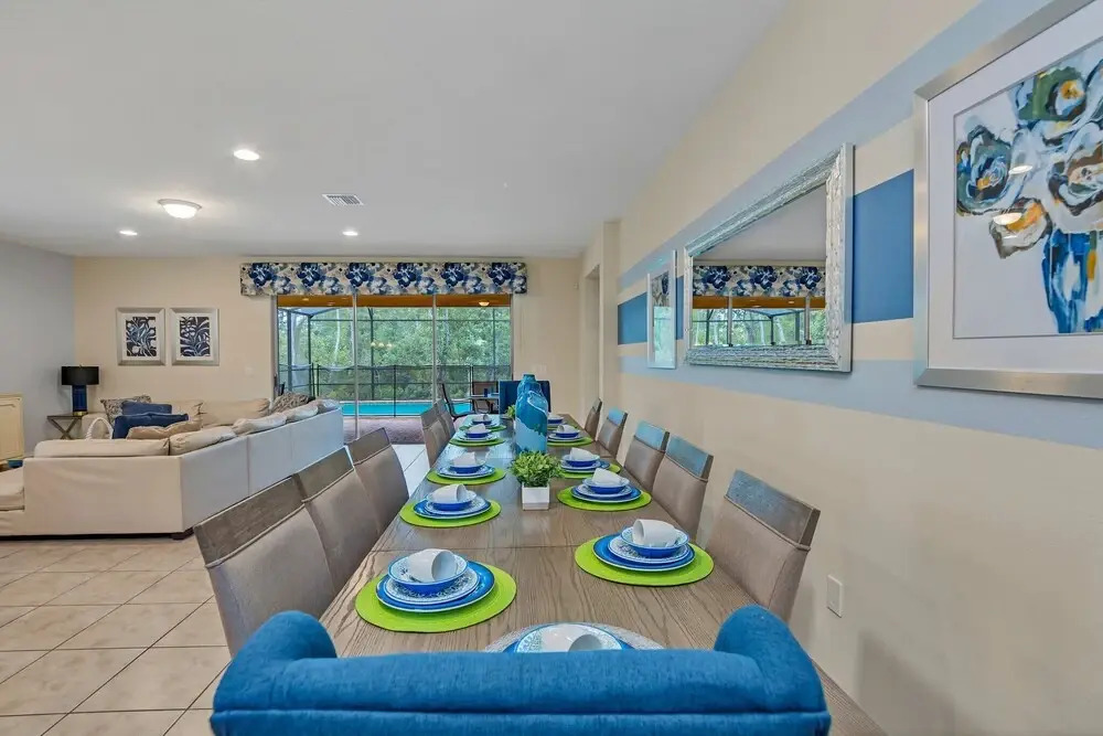Grand 8BD Villa With Themed Rooms and Game Room! Close to Disney! #8ws883