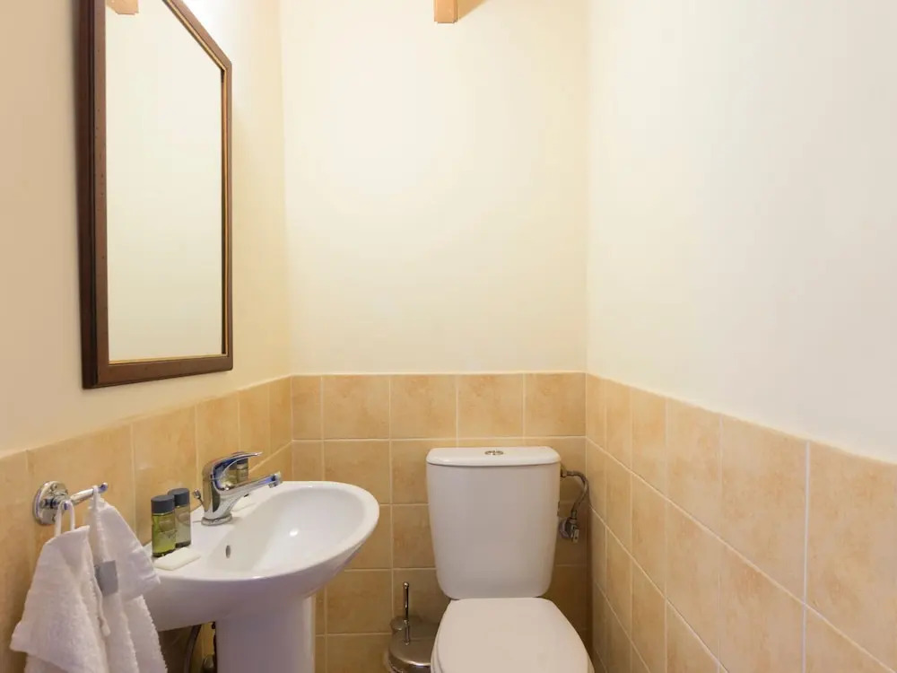 Villa with Private Pool & Souda Bay View in Very Nice Village near Chania