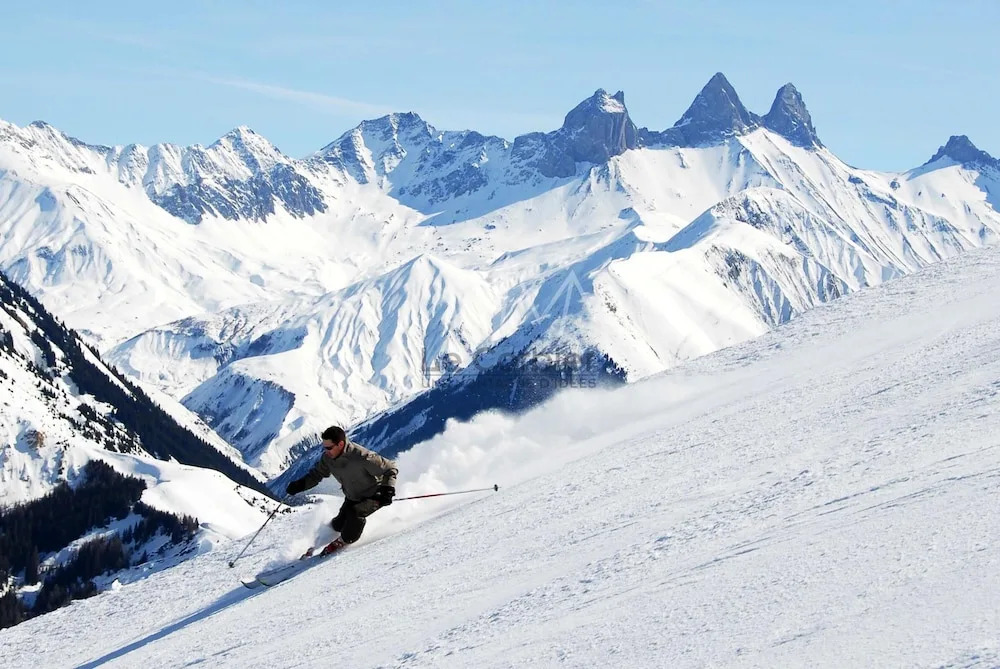 Apartment With 2 Bedrooms in Le Corbier, With Wonderful Mountain View,