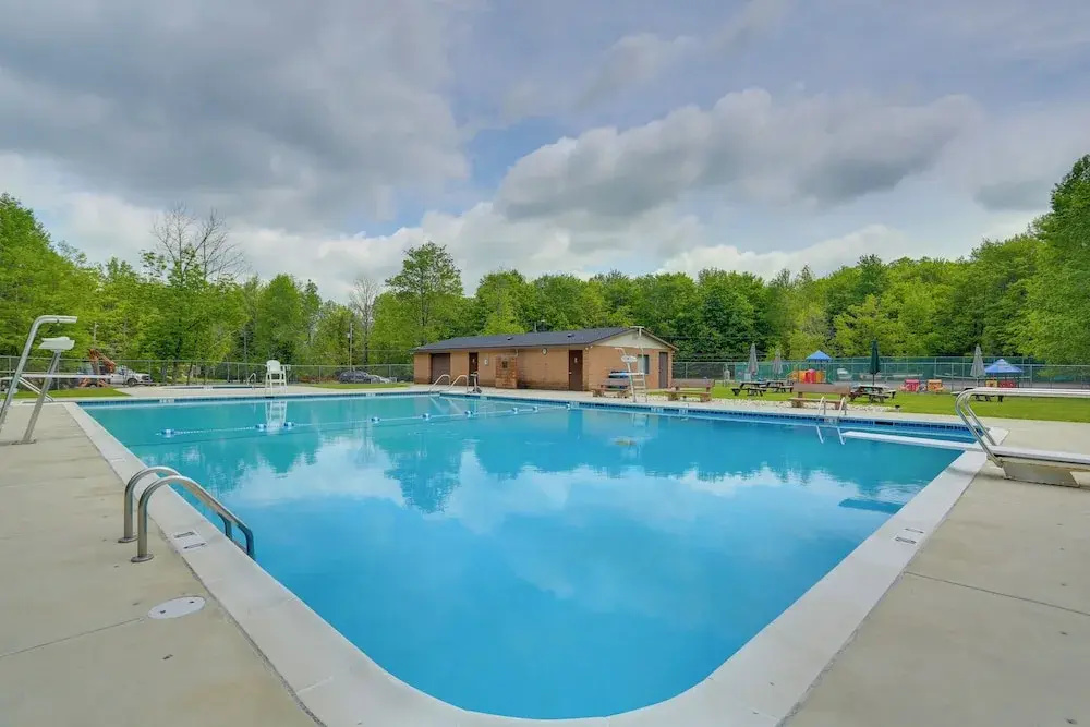 Games, Fire Pit, Hot Tub: Pocono Lake Family Home