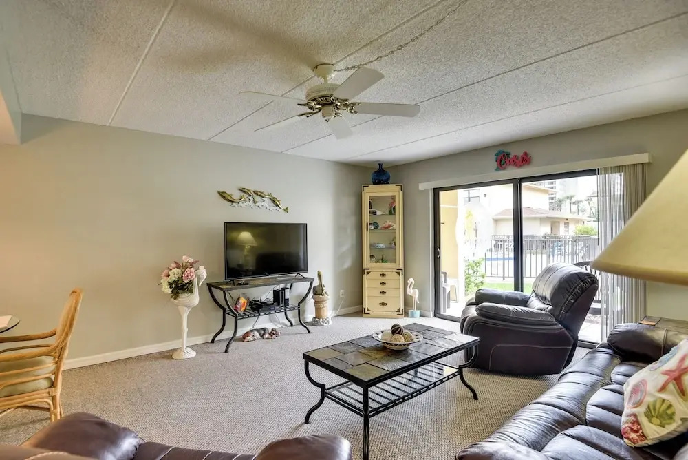 Daytona Beach Shores Condo Rental: Walk to Beach!
