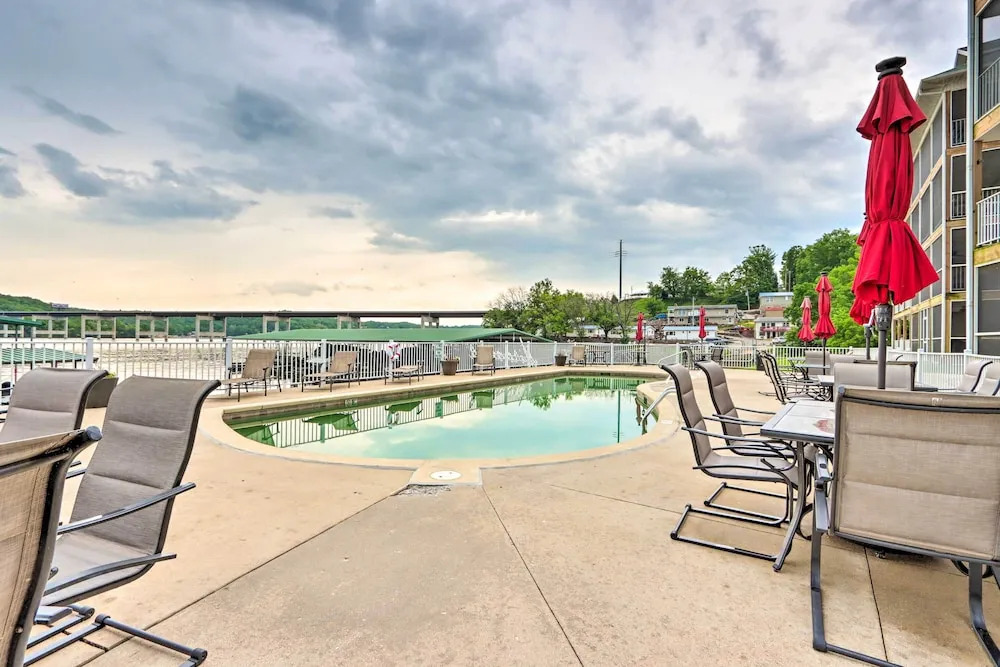 Unwind Poolside! Waterfront Ozarks Condo
