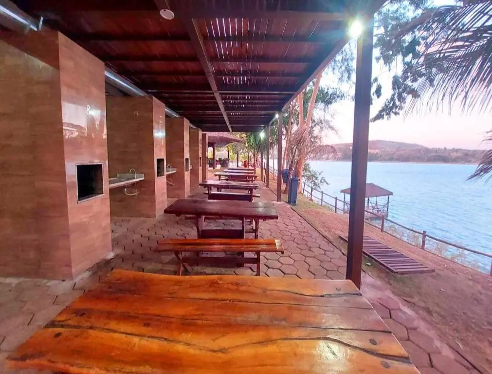 Flat completo no Aldeia do Lago de Caldas Novas
