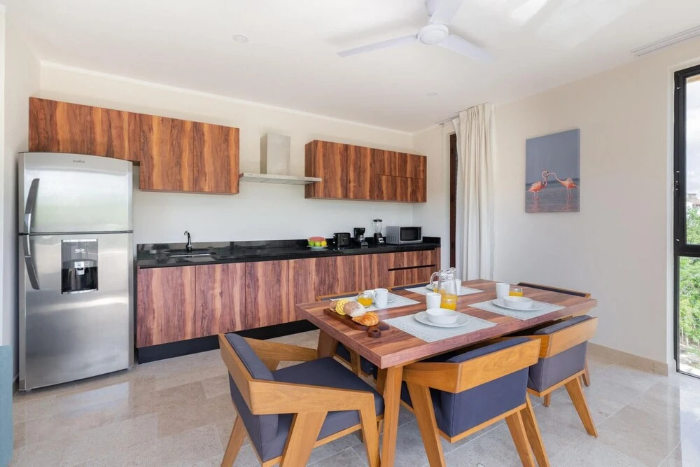 Modern 2 BR Apartment Aldea Zama Rooftop Pool Gym Cinema