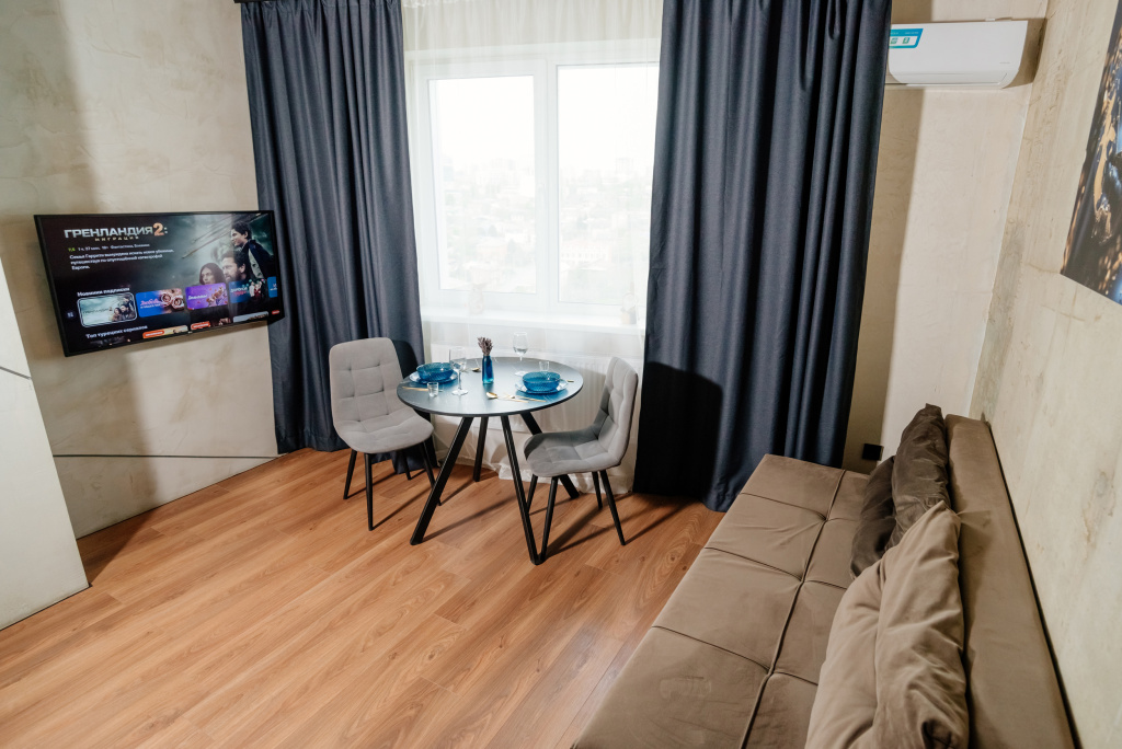 Квартира Loft +проектор smart для влюблённых парочек  на высоком 25 этаже с евро ремонтом