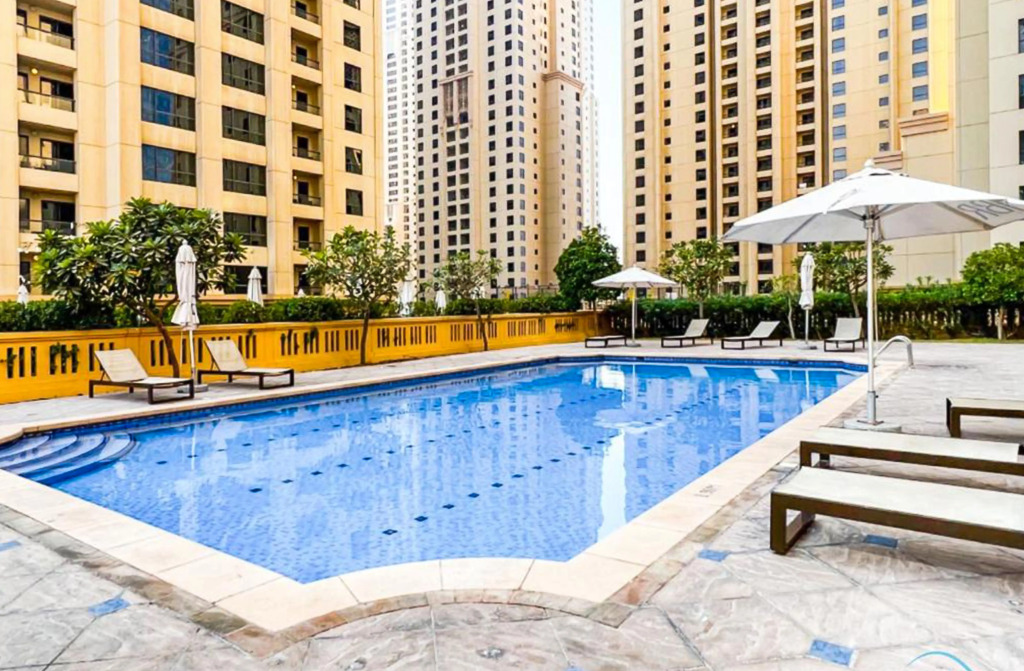 Апартаменты Elite Lux Holiday Homes - Beachside Haven Stylish 1 BHK in JBR Dubai
