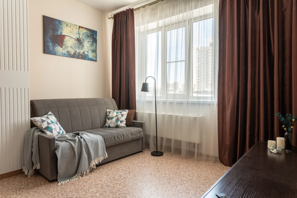 Квартира уютная 1-комнатная, 40 м²