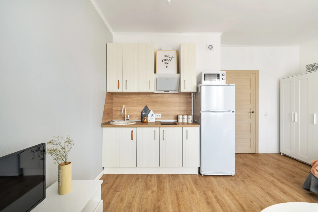 Квартира Студия в скандинавском стиле Hugge Flat