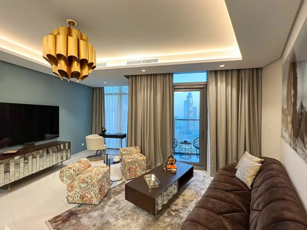 Апартаменты Keyrock Living | Burj Khalifa View Retreat w/ Pool