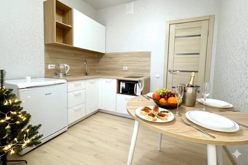 Квартира Enigma Apartments - Студия с панорамным видом в ЖК Аквамарин