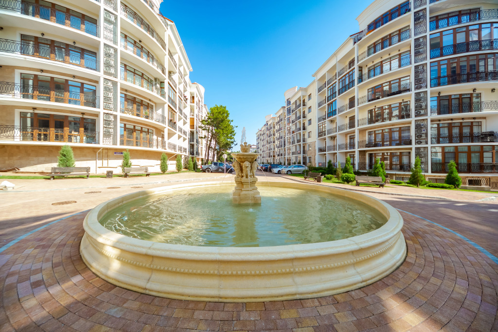 Апартаменты на Первой Береговой Линии с Летним Бассейном Home Group