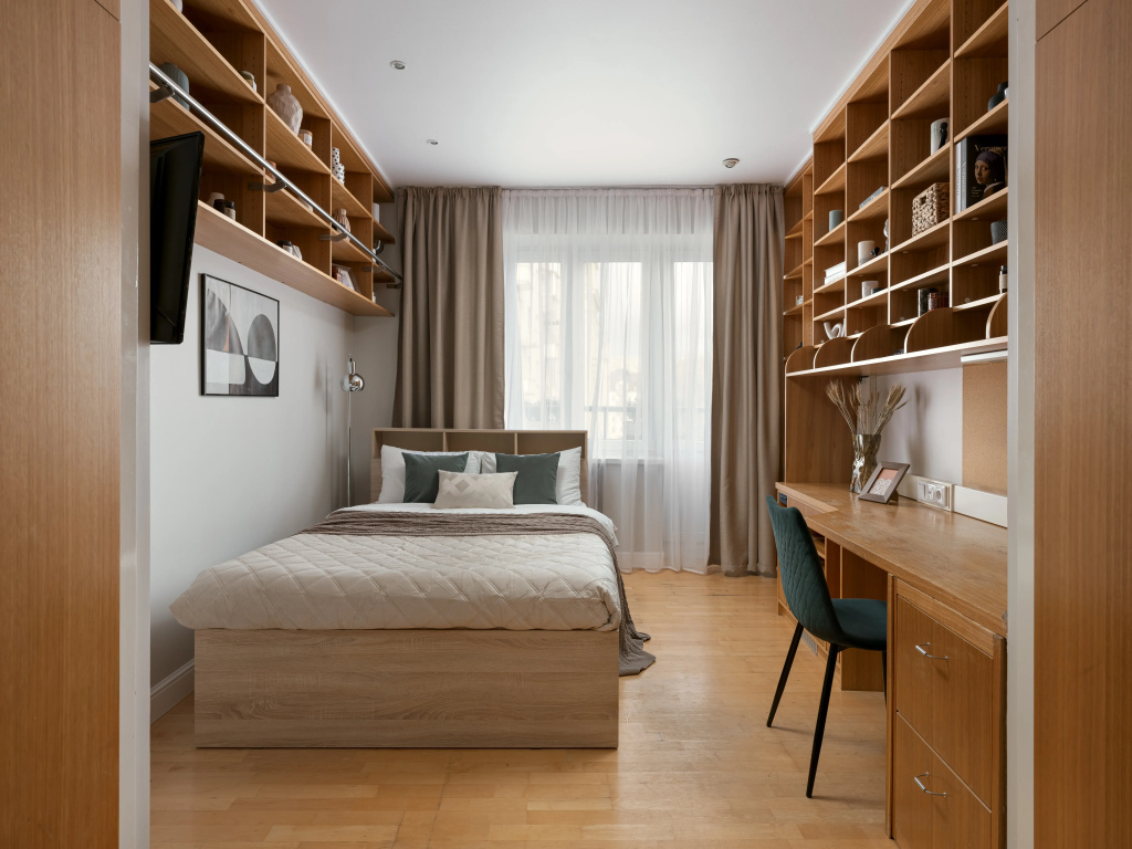 Квартира GM Apartments Стильная Трехкомнатная с балконом и видом на Патриаршие