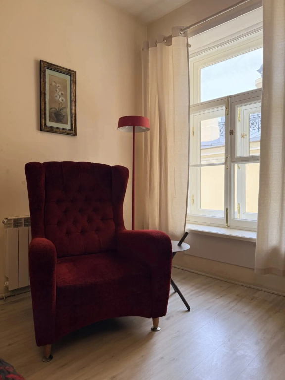 Квартира студия, 40 кв. м, 1 кровать