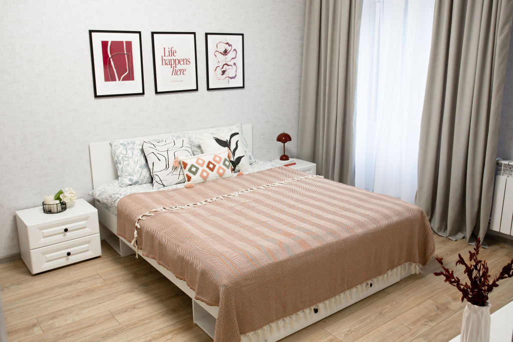 Квартира Комфортная 1-Комнатная  41 м² 3 Кровати