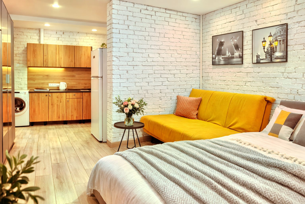 Квартира Студия в стиле Loft рядом с ГБУ Городской клинической больницей №1
