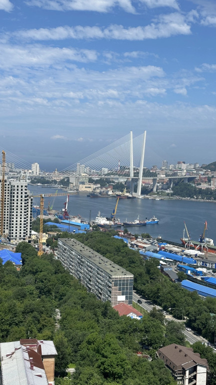 Квартира новая просторная с видом на бухту Золотой Рог