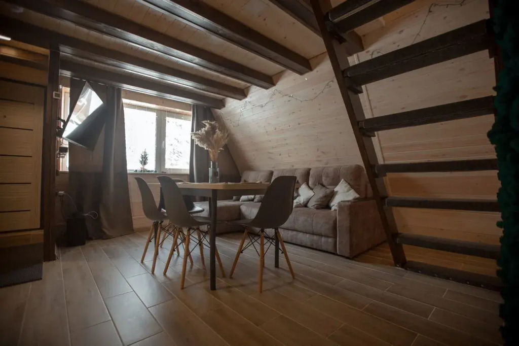 Частный дом уютный A-frame White