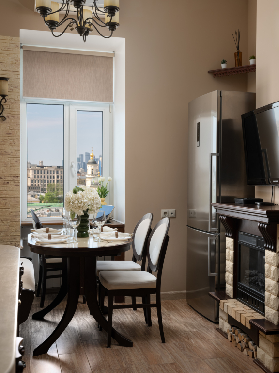 Квартира GM Apartments с Панорамным Видом Кремль Сити Останкино