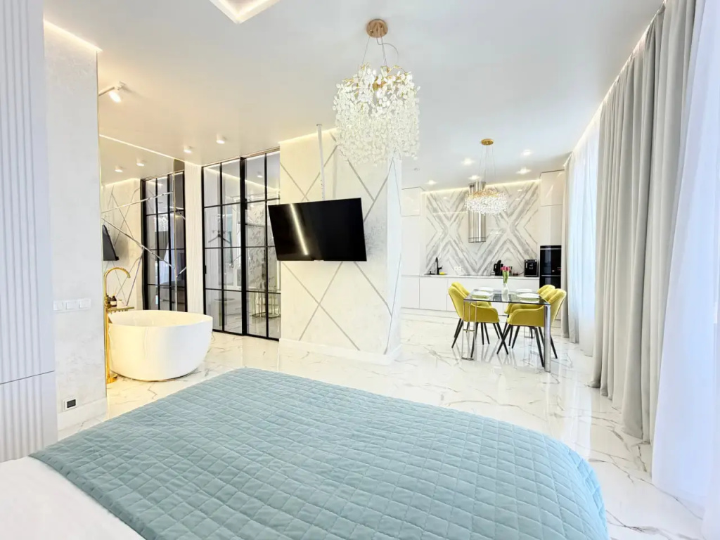 Квартира студия 44 м² 1 кровать