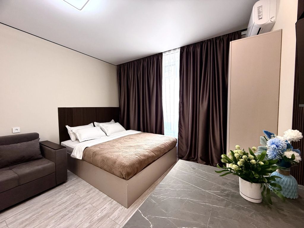 Квартира студия Raiymbek residence 18-38-1 & питьевая вода в подарок