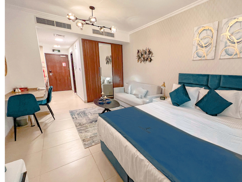 Апартаменты Cosmos Living Elegant Studio Near Dubai Marina