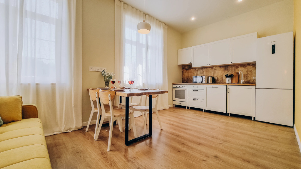 LovelyHome39|Двухкомнатные апартаменты  в Жк Oberdorf  с террасой  в Светлогорске