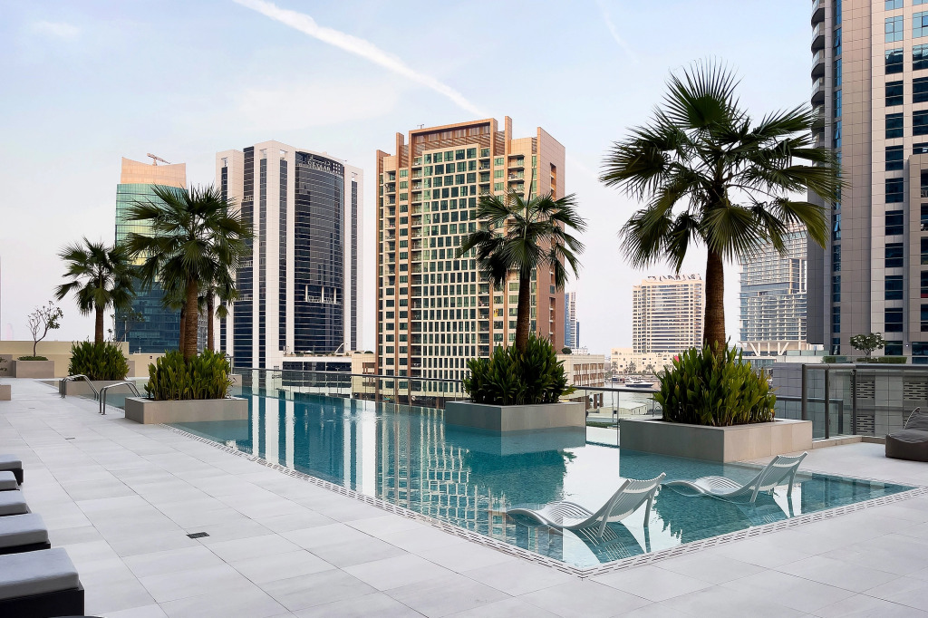Апартаменты Sterling 1BR with Burj Khalifa View