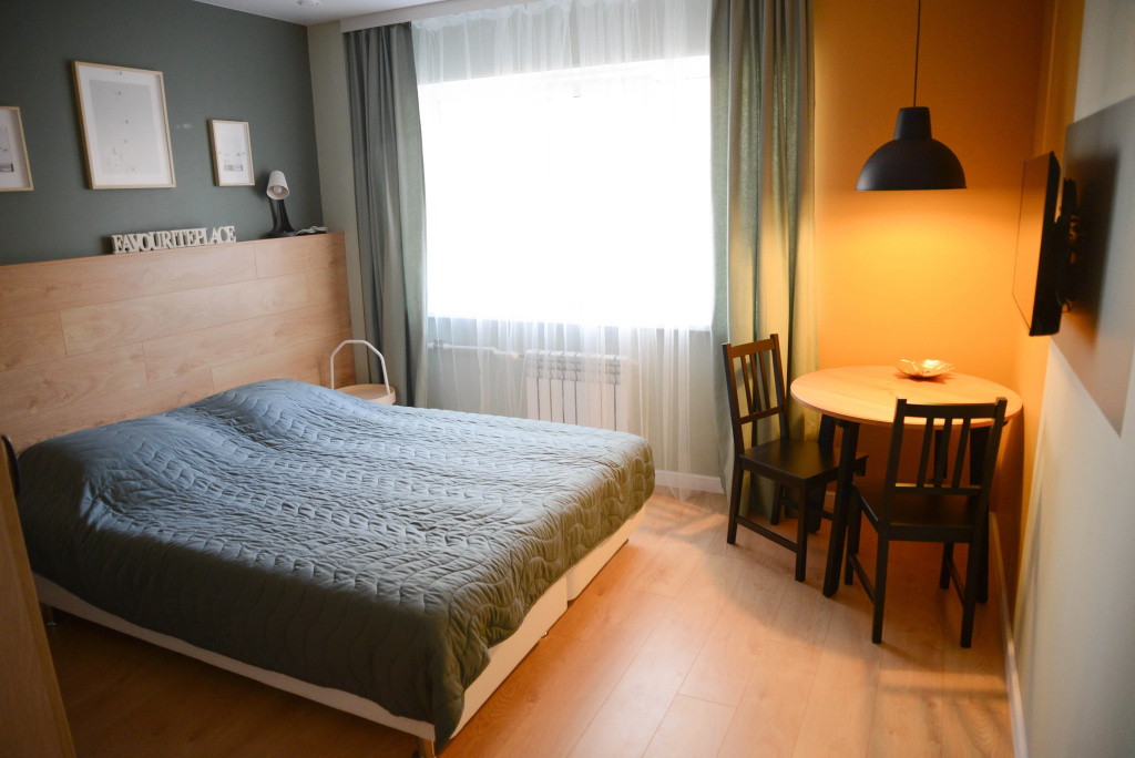 Двухместная Studio Apartment с видом на город (двуспальная кровать)