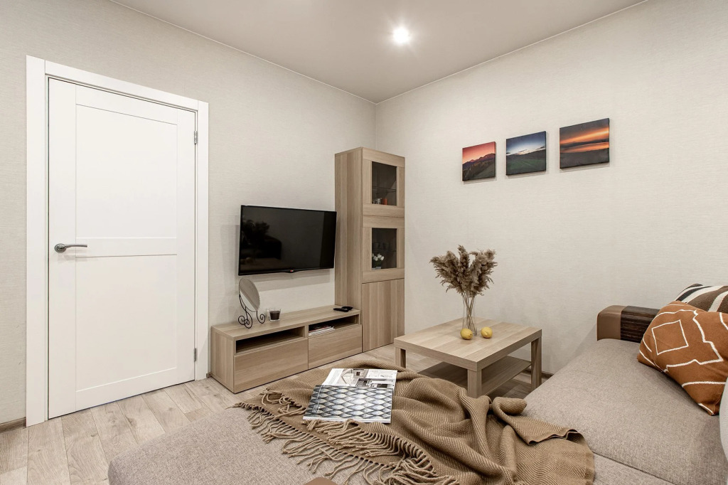 Квартира Piter Apartments евродвушка Солнечные в ЖК Времена Года
