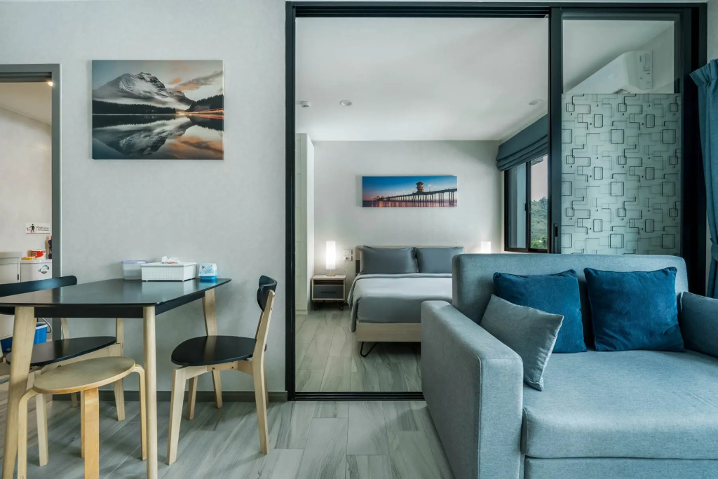 Апартаменты Cozy Studio Apartment at Naiyang Beach G507