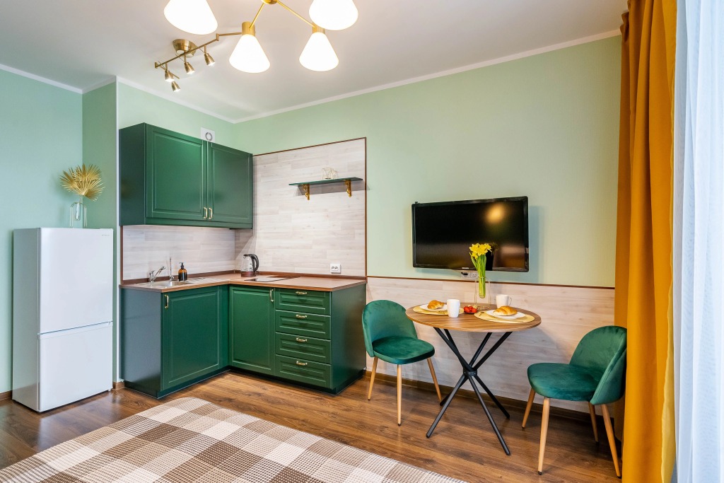 Апартаменты Green studio Emerald