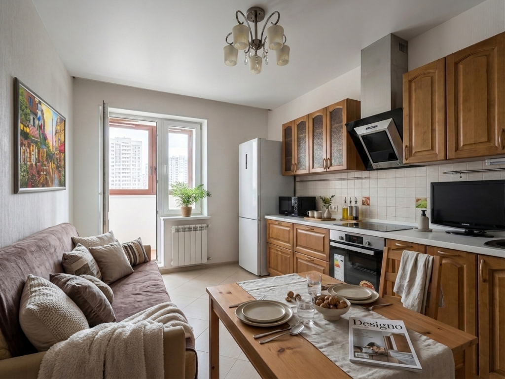 Квартира Комфортная 2к 65м² GoodNigth у Крокус Экспо