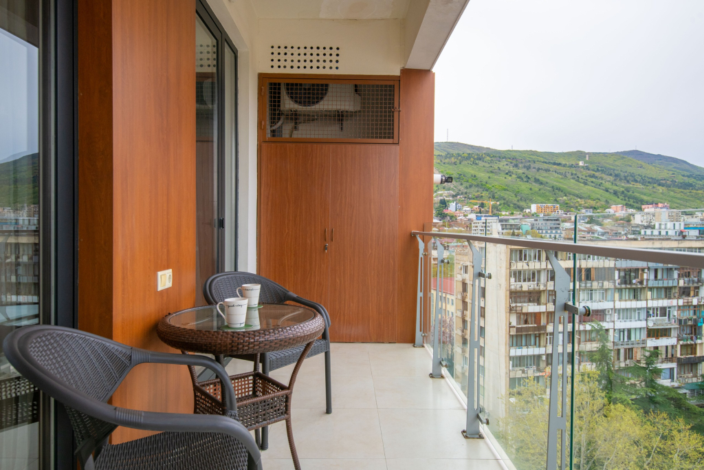 Apartments in Vake with a Beautiful View of the City