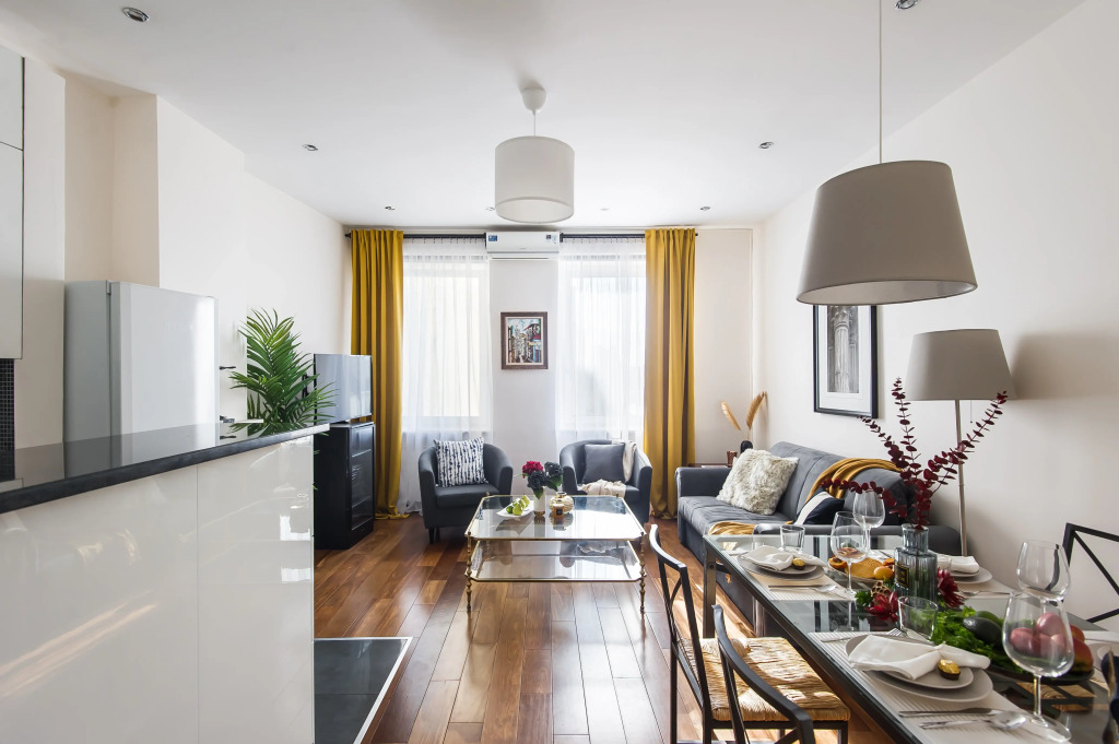 Квартира GM Apartments с Панорамным Видом на Тверскую